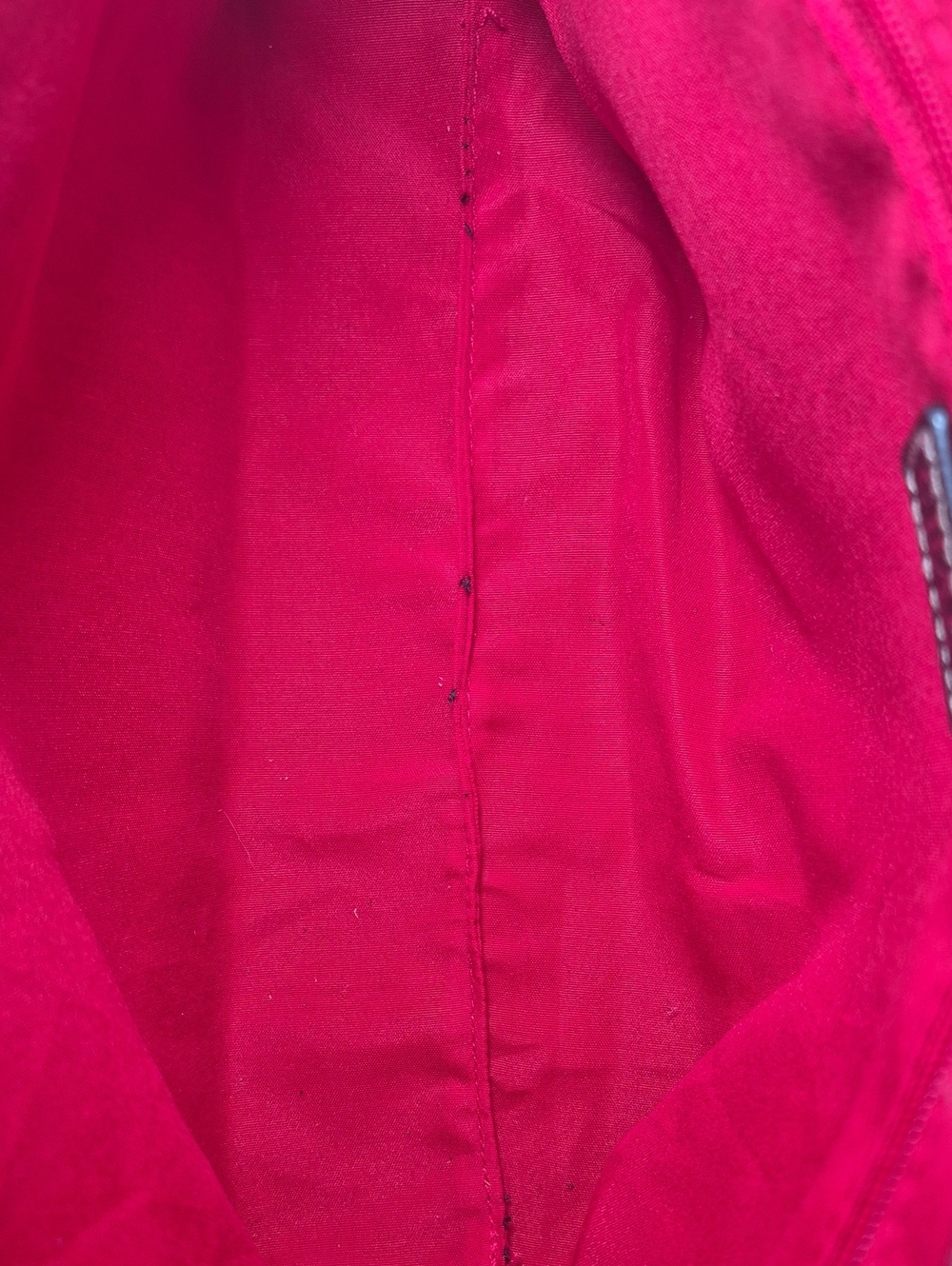 Chaps Red Woman's Tote with Black Handles, No Call Outs - Picture 6 of 7